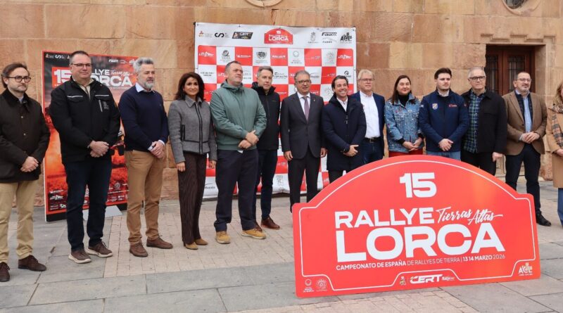 El Rallye Tierras Altas de Lorca celebra su 15º aniversario los días 13 y 14 de marzo inaugurando el Campeonato de España de Tierra
