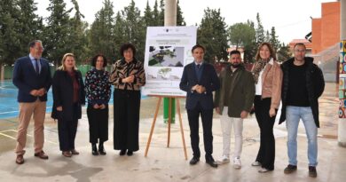 El Ayuntamiento de Puerto Lumbreras inicia la creación de sombras en los colegios públicos del municipio gracias a una subvención del Gobierno Regional