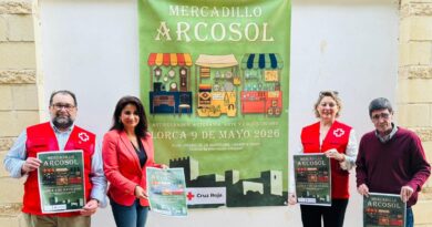 Lorca une solidaridad, arte y comercio en una gran jornada con Cruz Roja