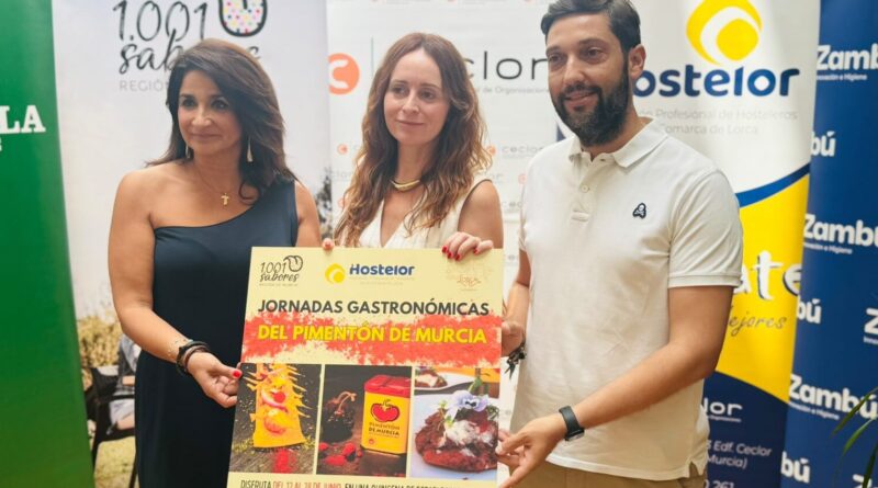 Vuelven a Lorca las Jornadas Gastronómicas del Pimentón de Murcia D.O.P con una quincena de establecimientos participantes asociados a Hostelor
