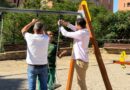 El Ayuntamiento de Lorca invierte 10.000 euros en los trabajos de rehabilitación y mejora del parque infantil de Sancho Dávila