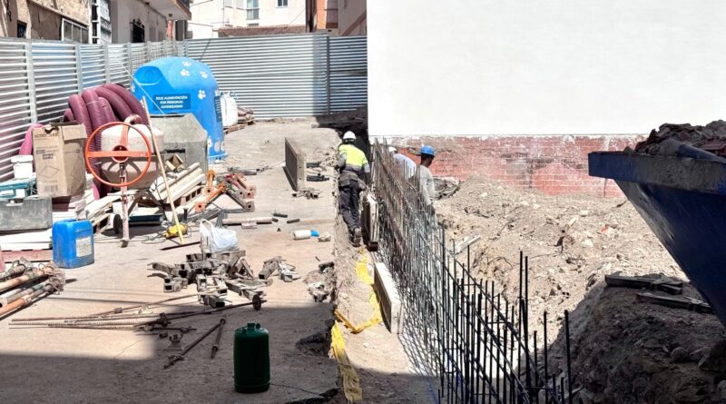 Comienzan las obras de adecuación del aparcamiento situado junto a la nueva sede del Ayuntamiento de Puerto Lumbreras