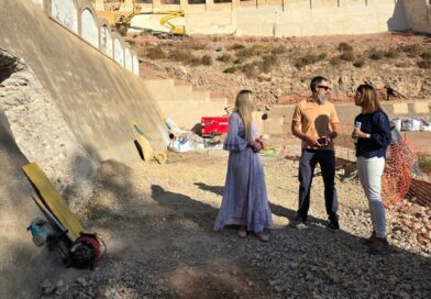 El nuevo parque de Santa María en Lorca toma forma con un local social, un anfiteatro y un innovador sistema para reutilizar el agua de lluvia