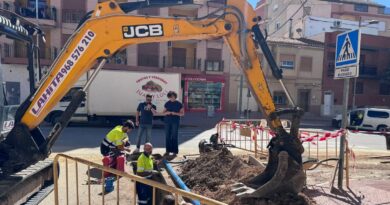 El Ayuntamiento de Puerto Lumbreras inicia la renovación de la red de abastecimiento de agua potable de la calle San Francisco