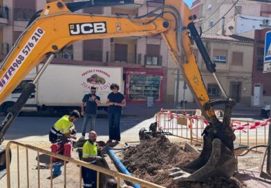 El Ayuntamiento de Puerto Lumbreras inicia la renovación de la red de abastecimiento de agua potable de la calle San Francisco