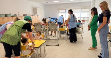 El servicio de comedor de la Escuela Infantil de San Antonio entra en funcionamiento para facilitar la conciliación de las familias lorquinas