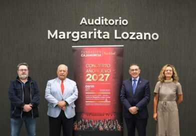El Auditorio Margarita Lozano de Lorca dará la bienvenida a 2027 con el tradicional Concierto de Año Nuevo de la Orquesta Sinfónica de la Región de Murcia